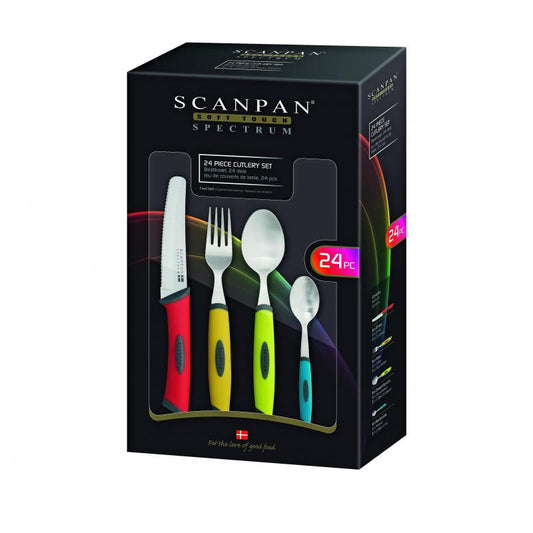 Scanpan Spectrum 24pce Cutlery Set