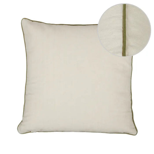 Jane Linen Cotton Cushion | Olive