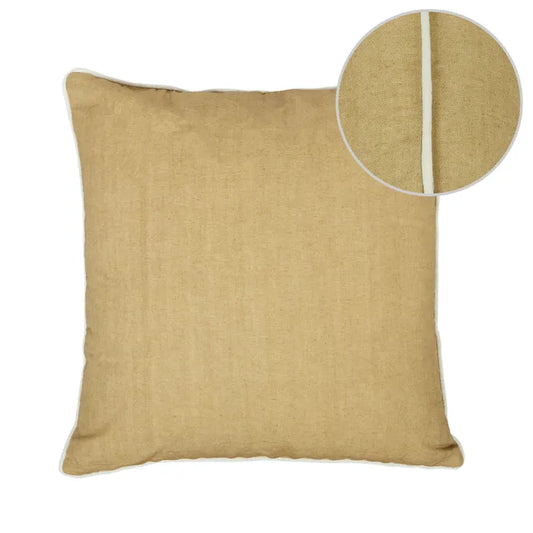 Jane Linen Cotton Cushion | Sand
