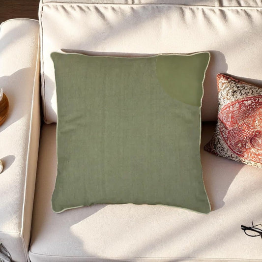 Jane Linen Cotton Cushion | Sage