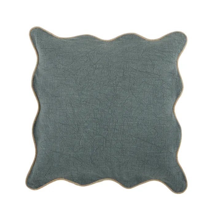 Diablo Cotton Cushion | Steel