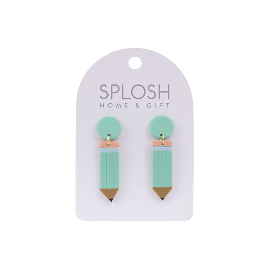 Earrings | Mint Pencil