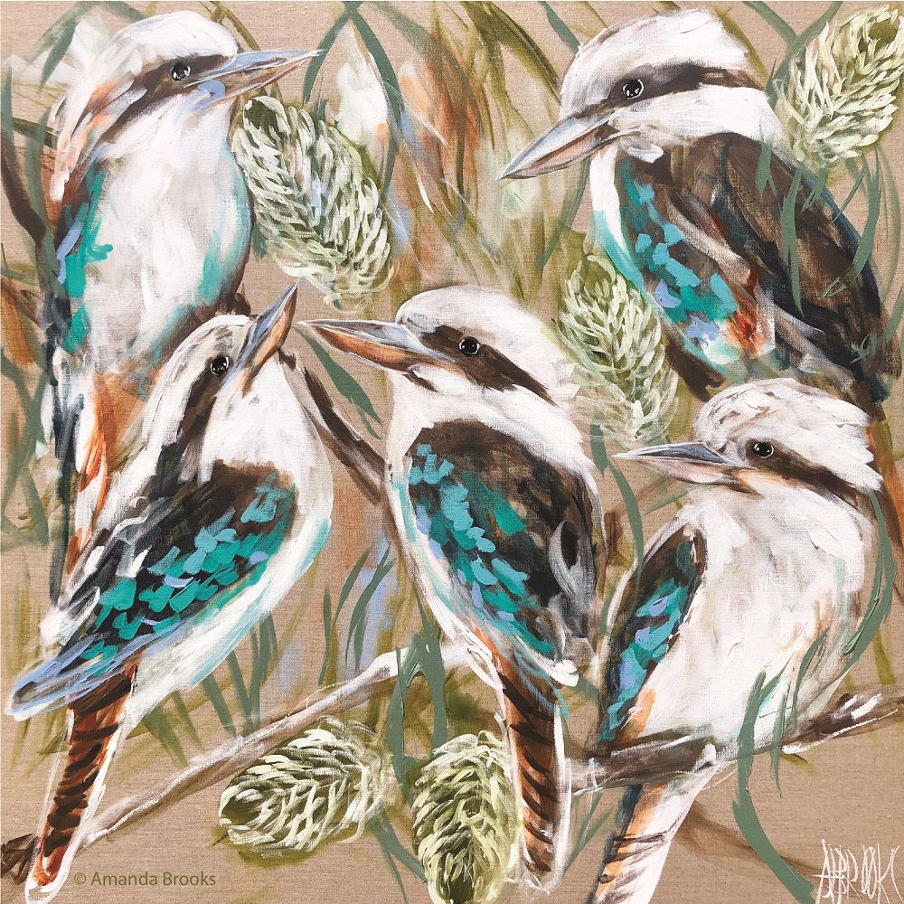 Kookaburra & Banksia Trivet