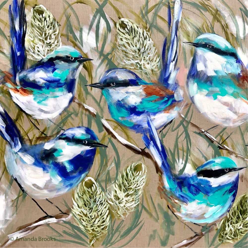 Blue Wrens Trivet – A.W. Smith & Sons Gift & Homewares