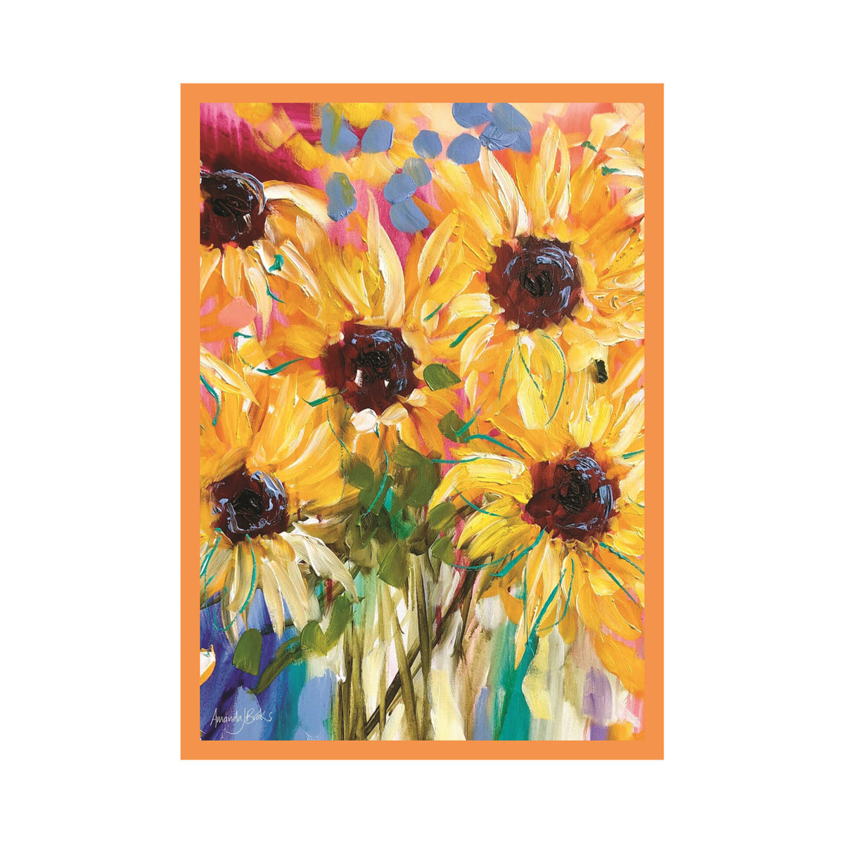 Sunflowers Tea Towel