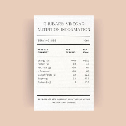 Rhubarb Vinegar
