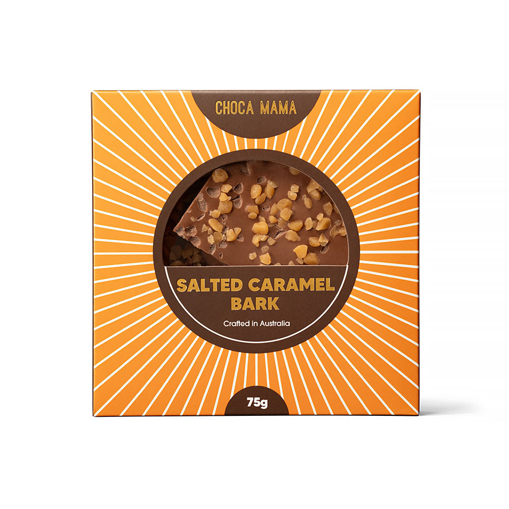 Milk Chocolate Salted Caramel Bark 75g