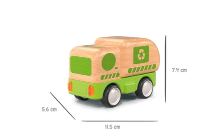 Wooden Friction Truck Recycling with Sound & Light