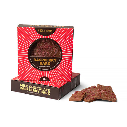 Milk Chocolate Raspberry Bark 75g