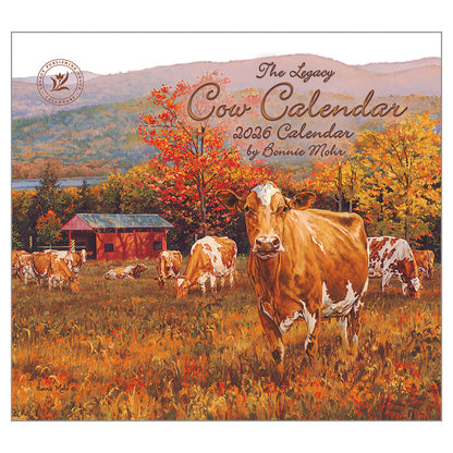 Cow by Bonnie Moor 2026 Wall Calendar