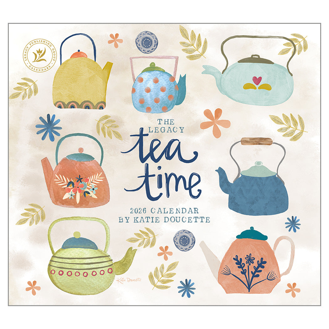 Tea Time 2026 Wall Calendar