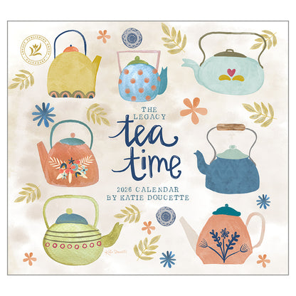 Tea Time 2026 Wall Calendar