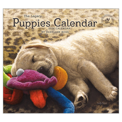 Puppies 2026 Wall Calendar