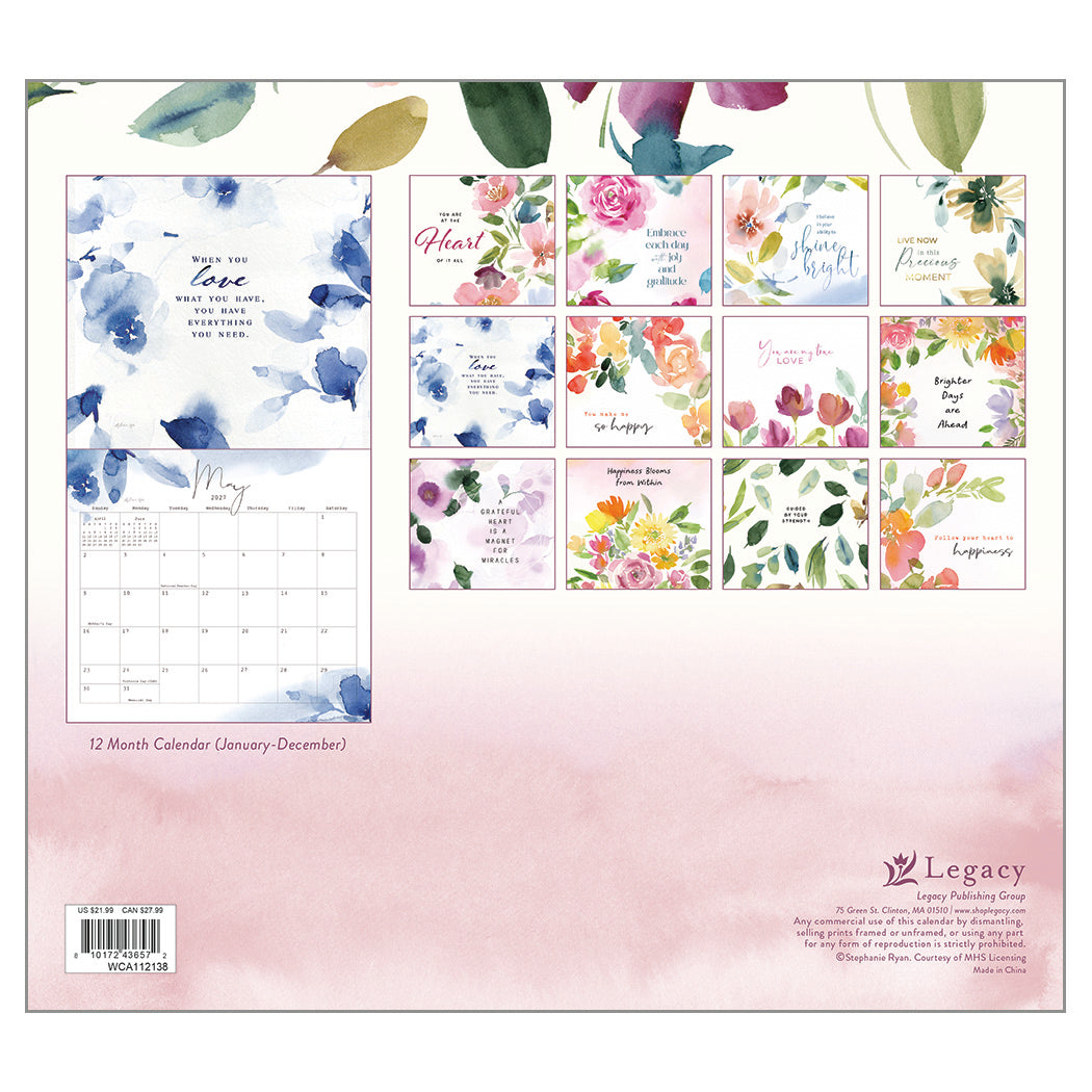 Gratitude 2027 Wall Calendar