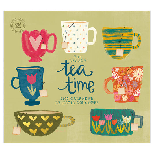 Tea Time 2027 Wall Calendar
