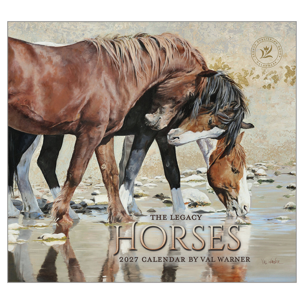 Horses 2027 Wall Calendar