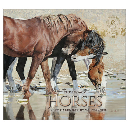 Horses 2027 Wall Calendar