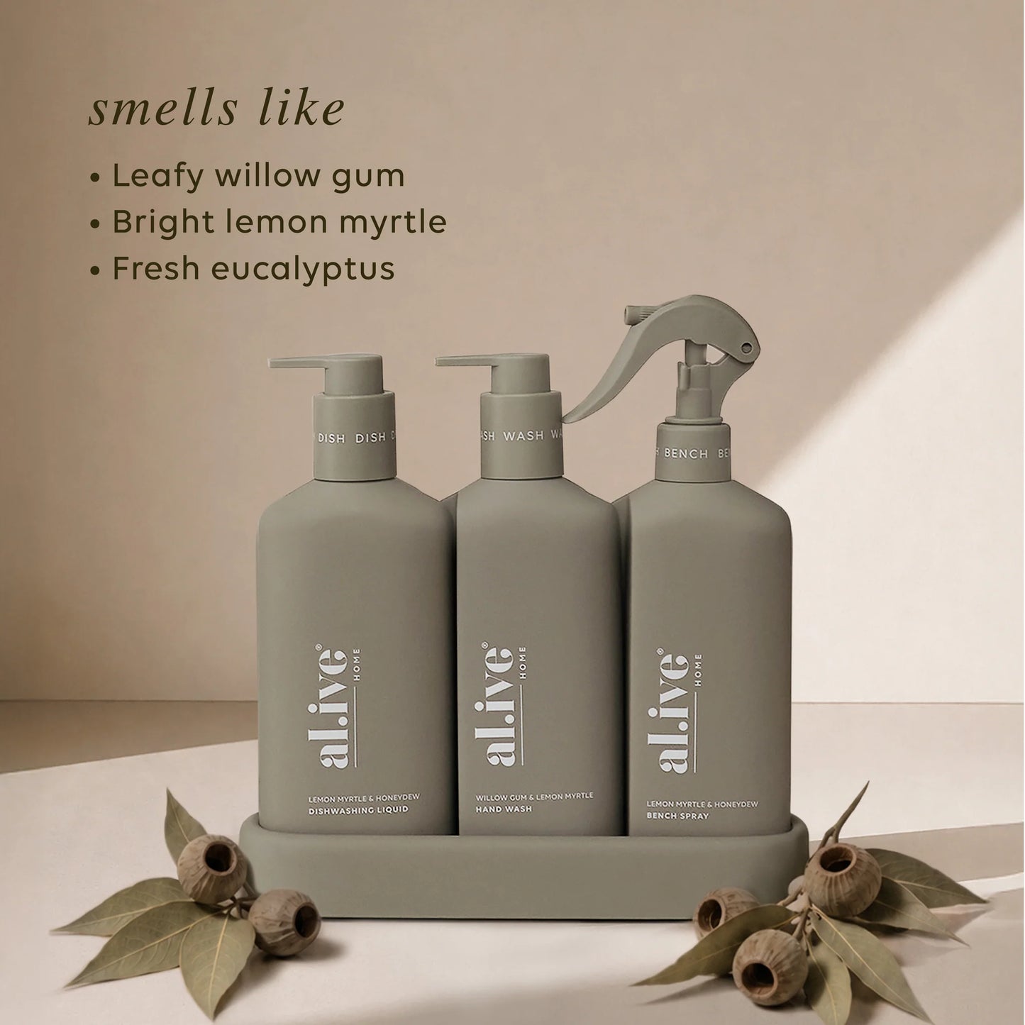 Kitchen Trio | Lemon Myrtle & Honeydew + Willow Gum & Lemon Myrtle