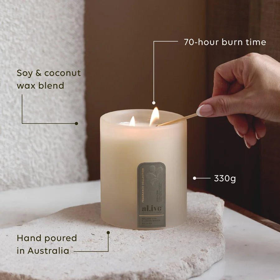 Candle  - Willow Gum & Lemon Myrtle