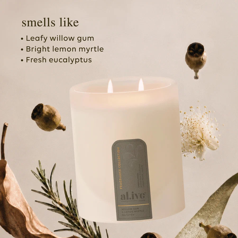 Candle  - Willow Gum & Lemon Myrtle