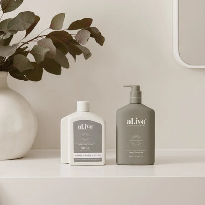 650ml Lotion Refill - Wattle Gum & Lemon Myrtle