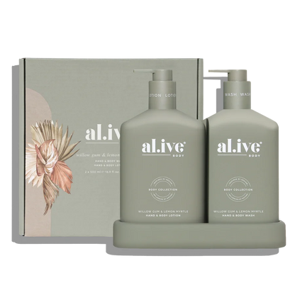 Wash & Lotion Duo + Tray - Willow Gum & Lemon Myrtle