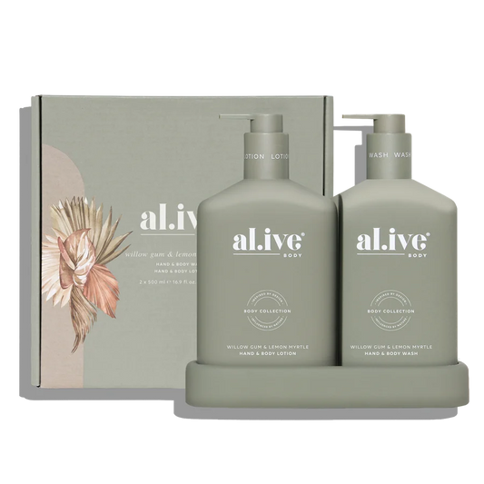 Wash & Lotion Duo + Tray - Willow Gum & Lemon Myrtle