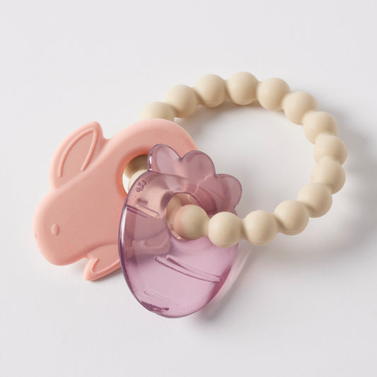Hungry Bunny Silicone Teether