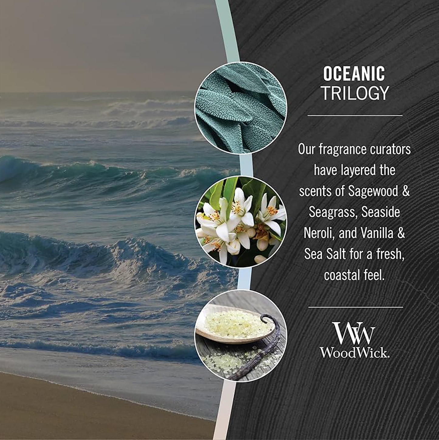 Oceanic Trilogy Large Candle