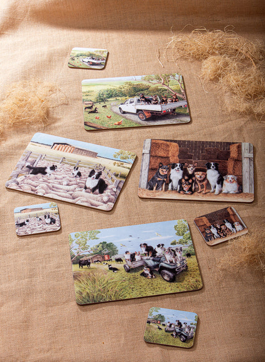 Working Dogs Placemats 6pk