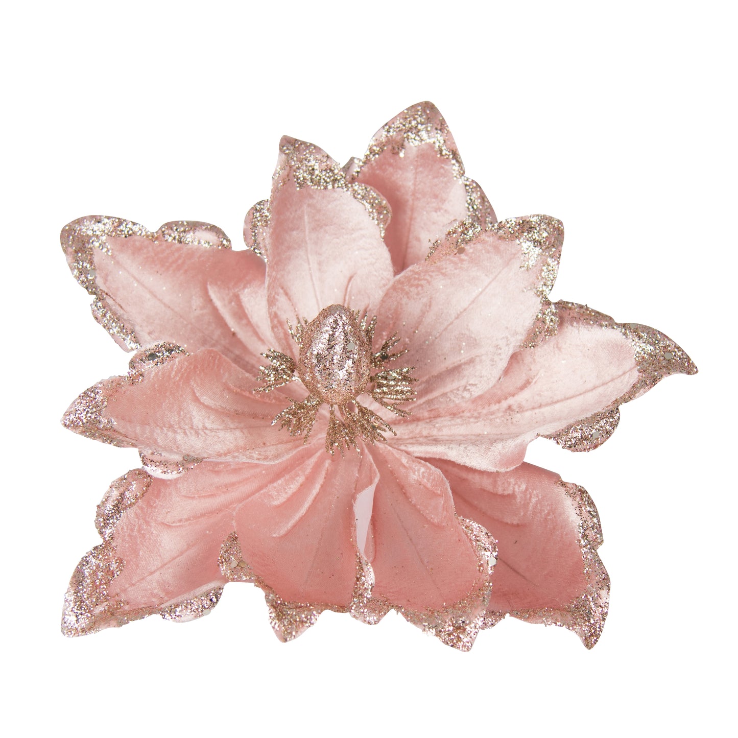 Magnolia Sheer Pink Glitter with Clip