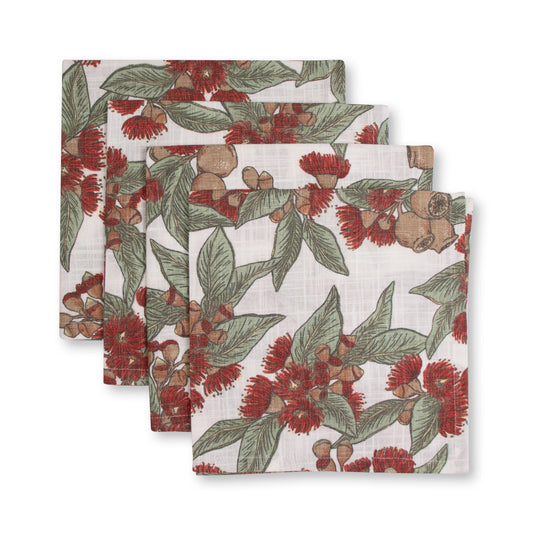 Natalie Red Napkin Set