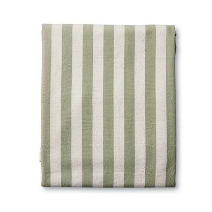 Estelle Green Stripe Tablecloth