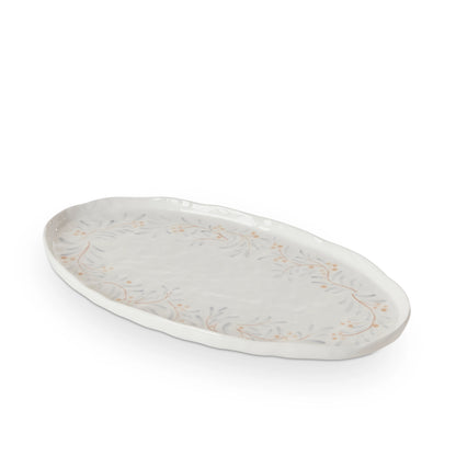 Juniper Hand Painted Oval Platter