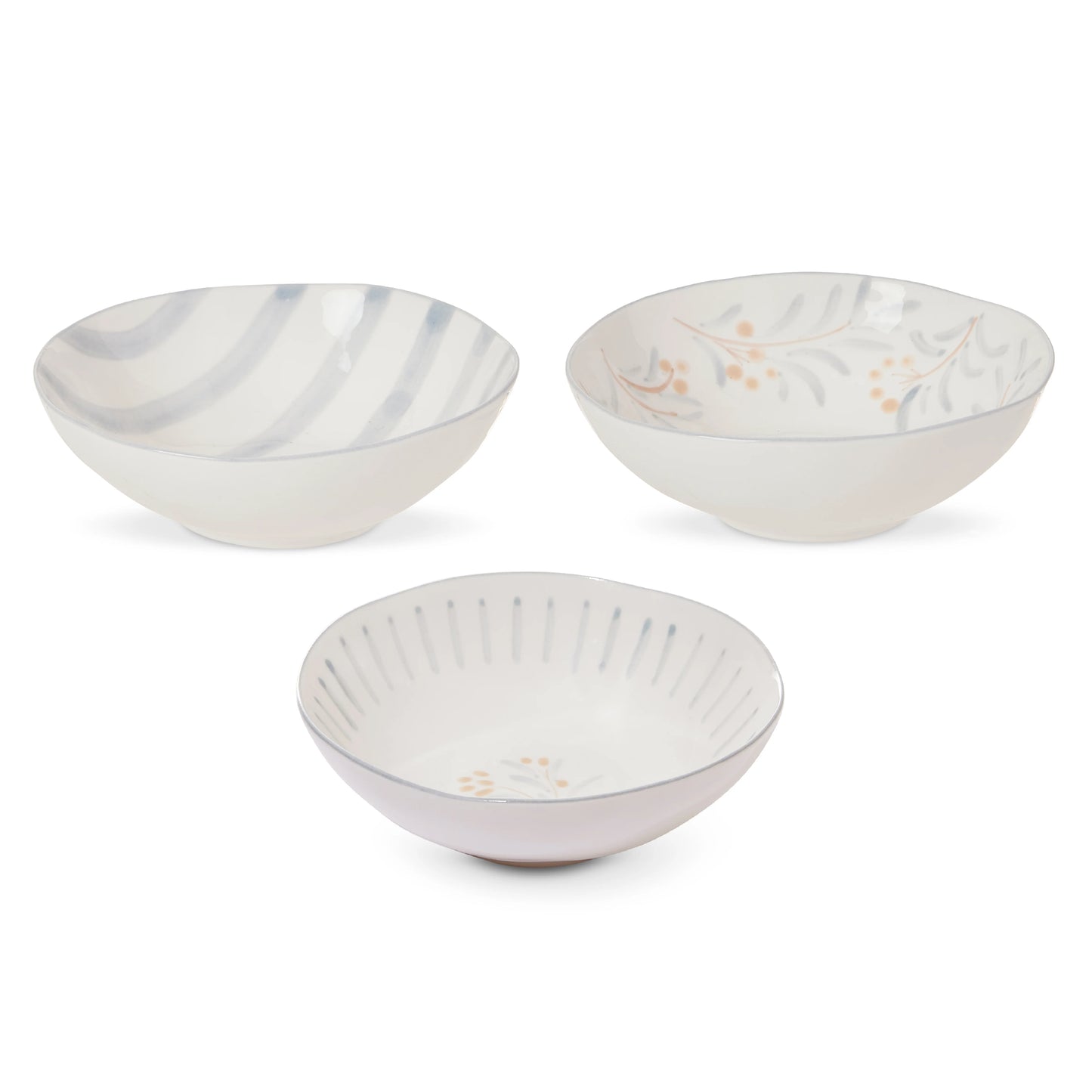 Juniper Hand Painted Small Bowl Set