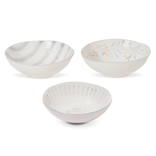 Juniper Hand Painted Small Bowl Set