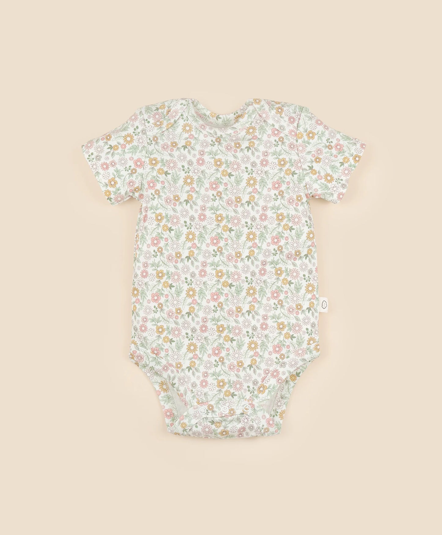 Short Sleeve Bodysuit - Daisies