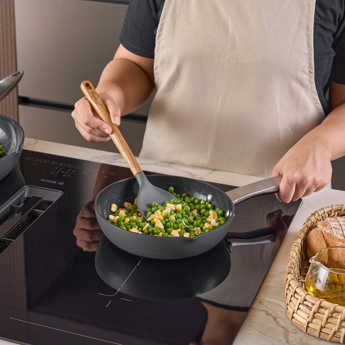 Zyliss Spoon Server Oak Wood