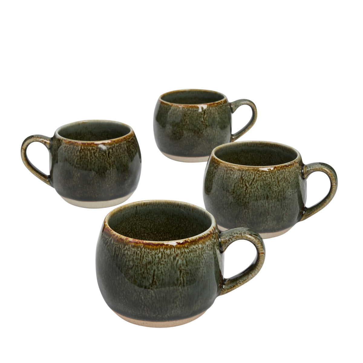 Mineral Mug Serpentine 4pk