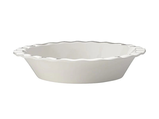 Epicurious Fluted Pie Dish | White 25x5cm