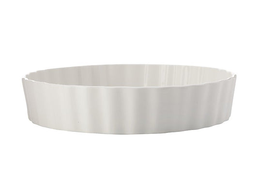 Epicurious Deep Quiche Dish | White 24x5cm