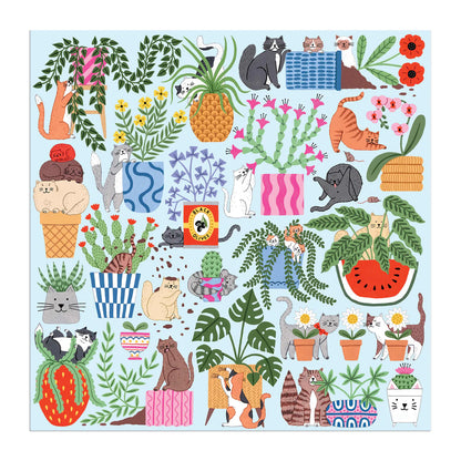 Galison Cats in the Houseplants 500pc