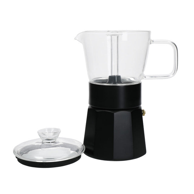 La Cafetière Verona Glass Espresso Maker | Black