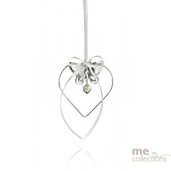 Silver Hear Butterfly & Pendant