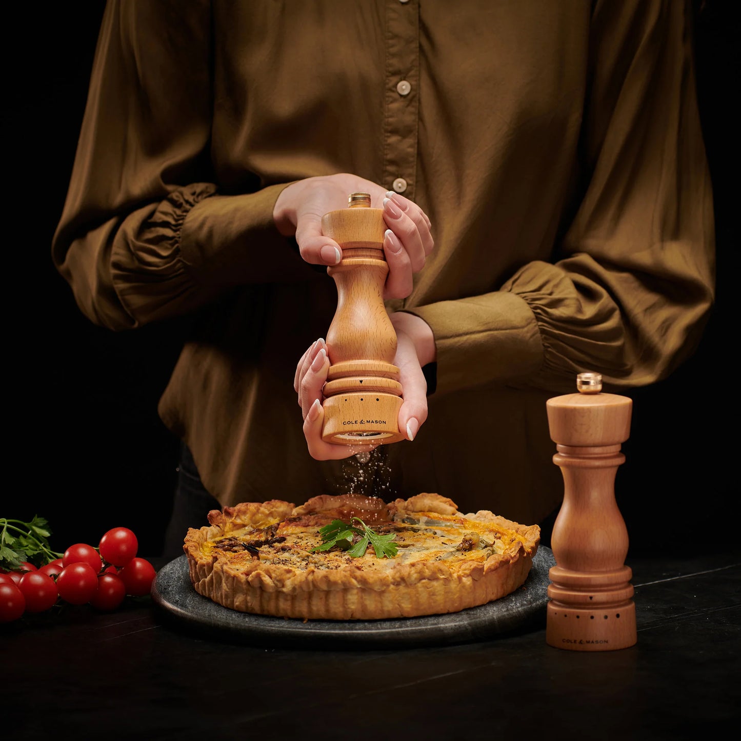 London Natural Beech Salt & Pepper Mill Select Set