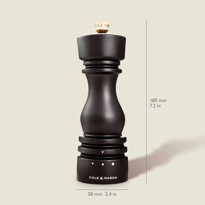 London Chocolate Wood Salt & Pepper Mill Select Set