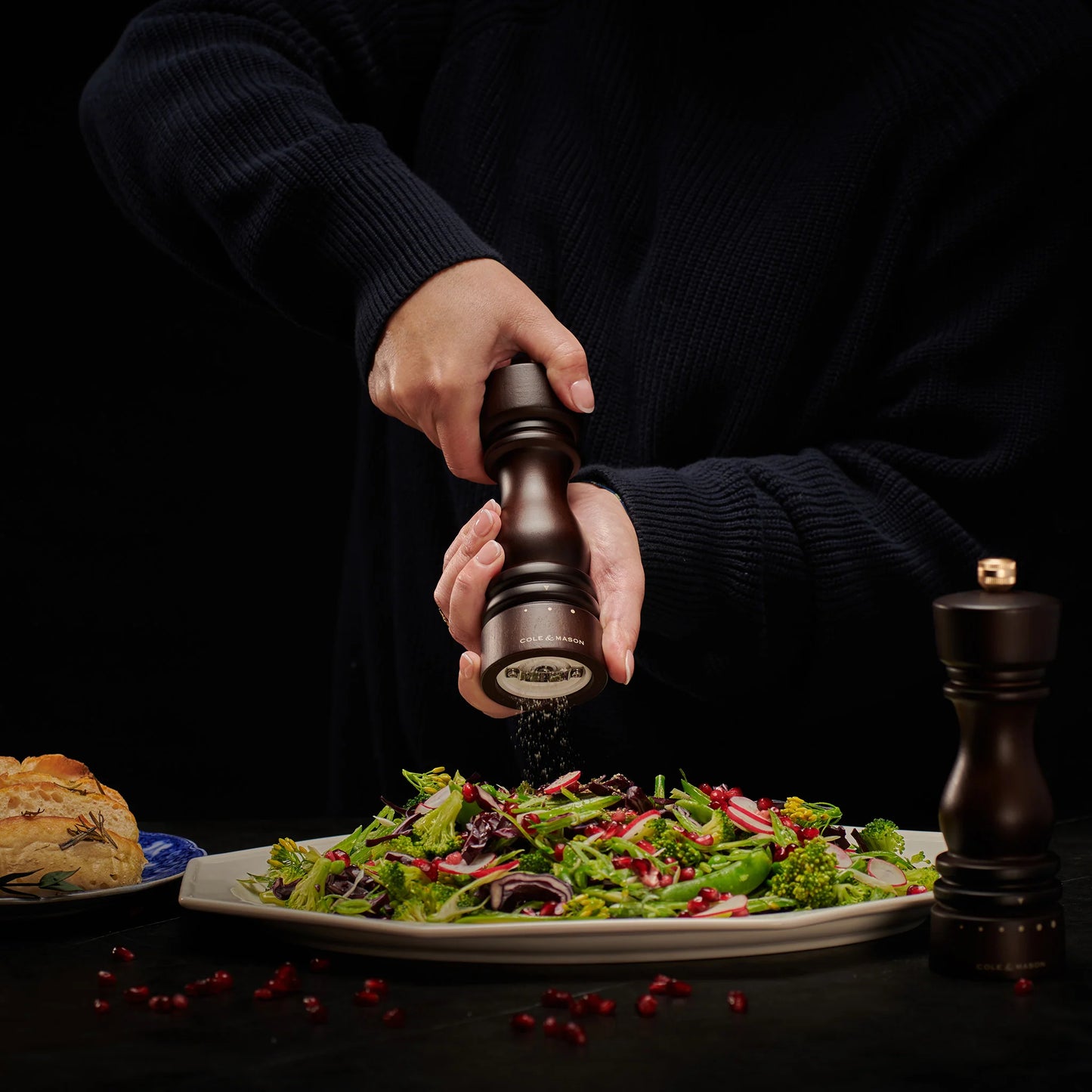 London Chocolate Wood Salt & Pepper Mill Select Set