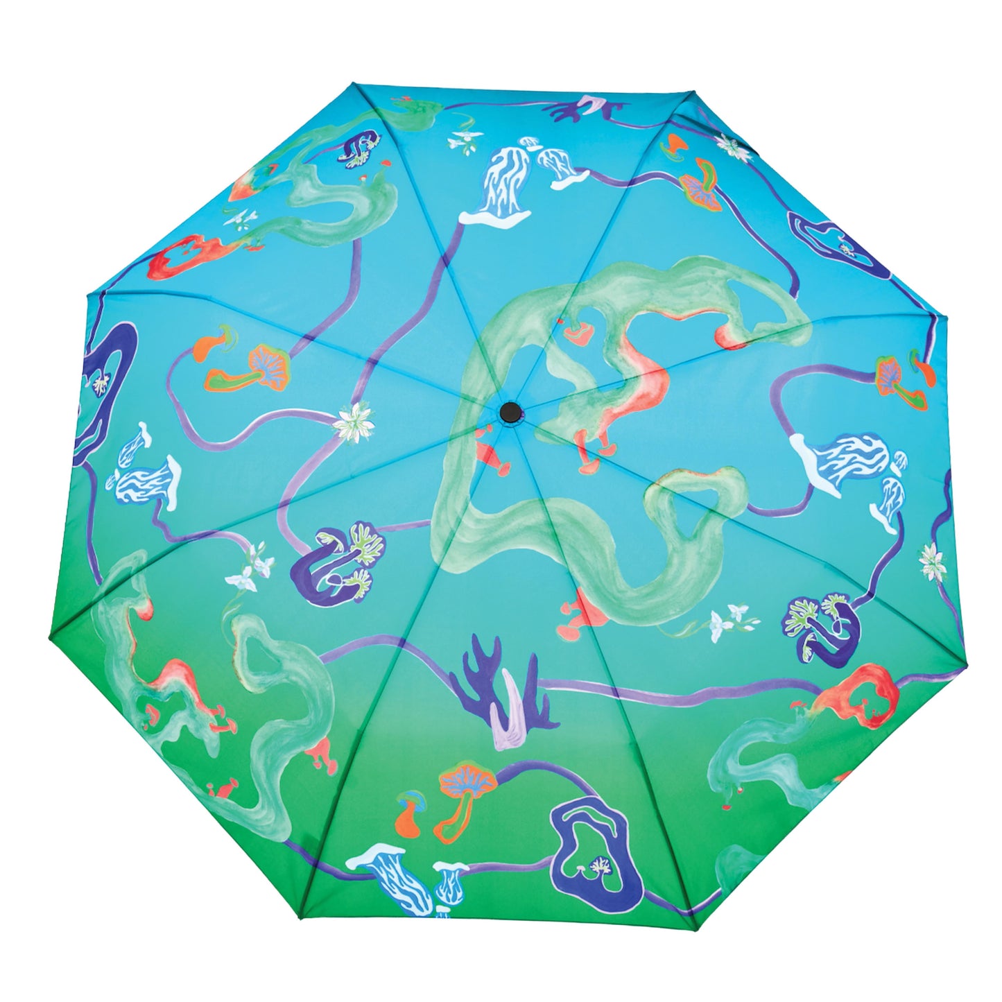 Original Duckhead Umbrella | Aqua Fungi