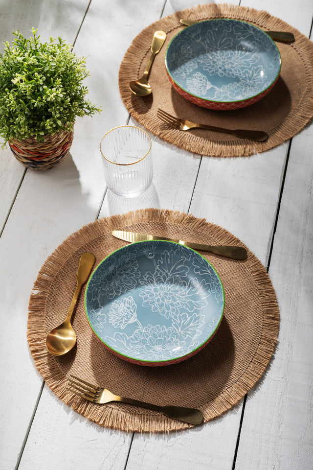 Mikasa Coupe Bowl | Geometric Leaf