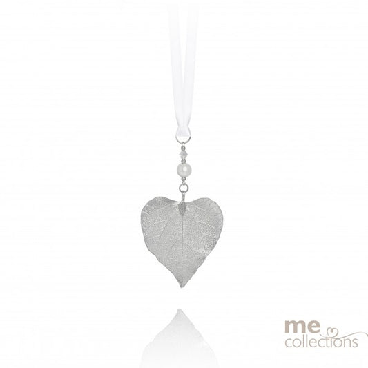 Leaf Heart Shape | Silver